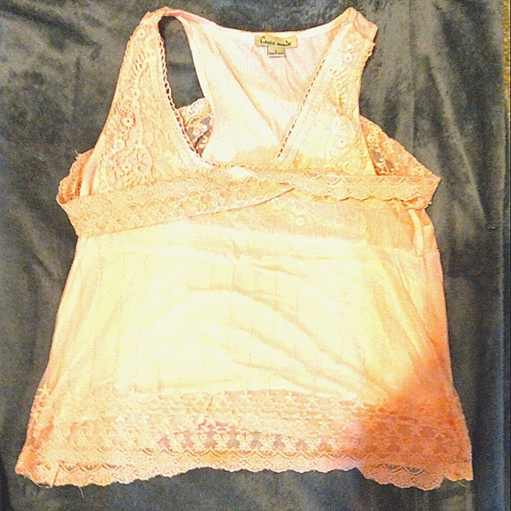 Haute monde layered tank size large